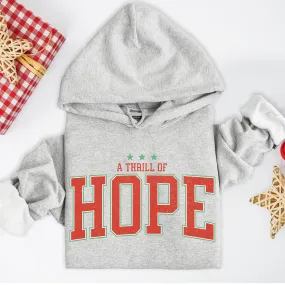 A Thrill of Hope Pullover Hoodie - Heather Grey