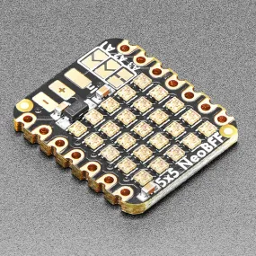 Adafruit 5x5 NeoPixel Grid BFF Add-On for QT Py and Xiao