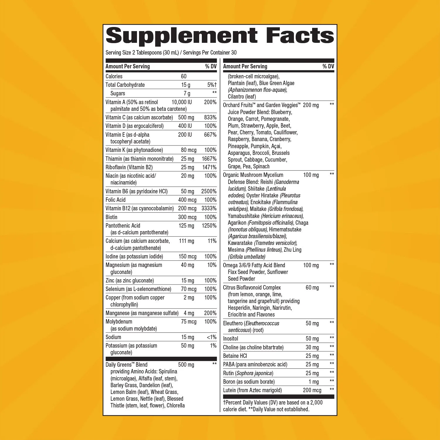Alive!® Max Potency Liquid Multivitamin