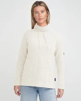 Angelika Windproof Sweater- Creme
