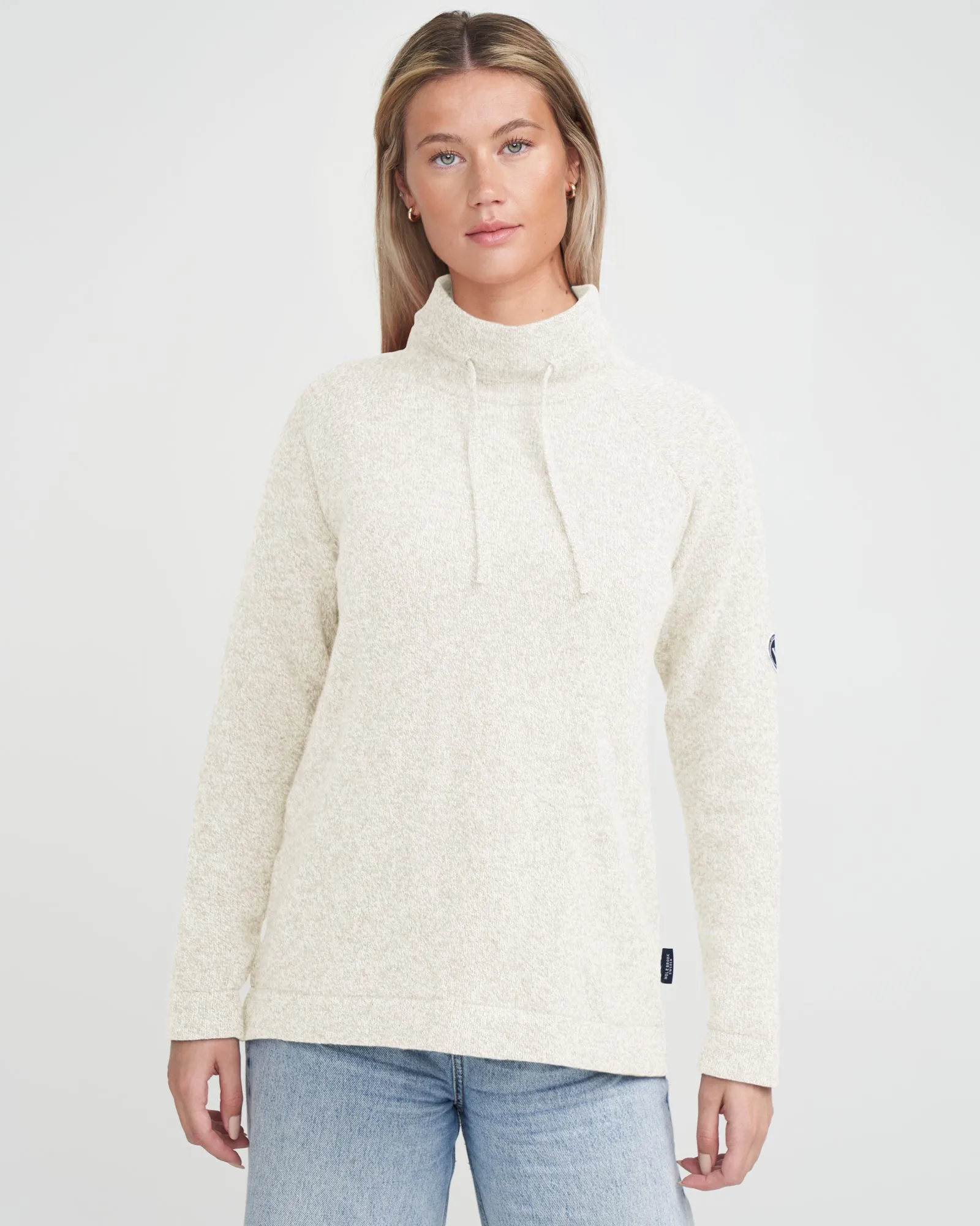 Angelika Windproof Sweater- Creme