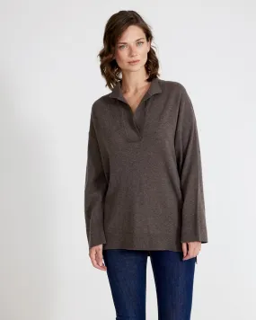 Bittan Sweater- Dark Taupe
