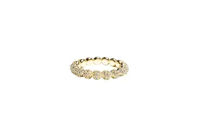 Bubble Pave Vermeil Ring