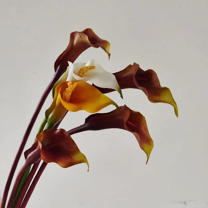 Bulk Exclusive 25.5" Calla Lilies Long Stems Real Touch Floral Artificial Wholesale