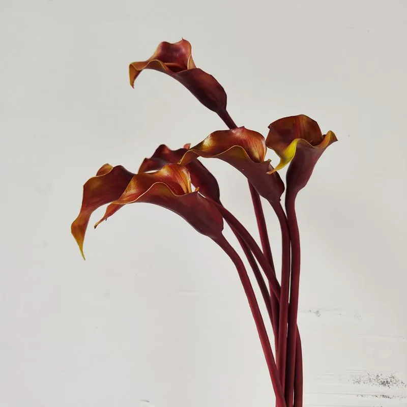 Bulk Exclusive 25.5" Calla Lilies Long Stems Real Touch Floral Artificial Wholesale
