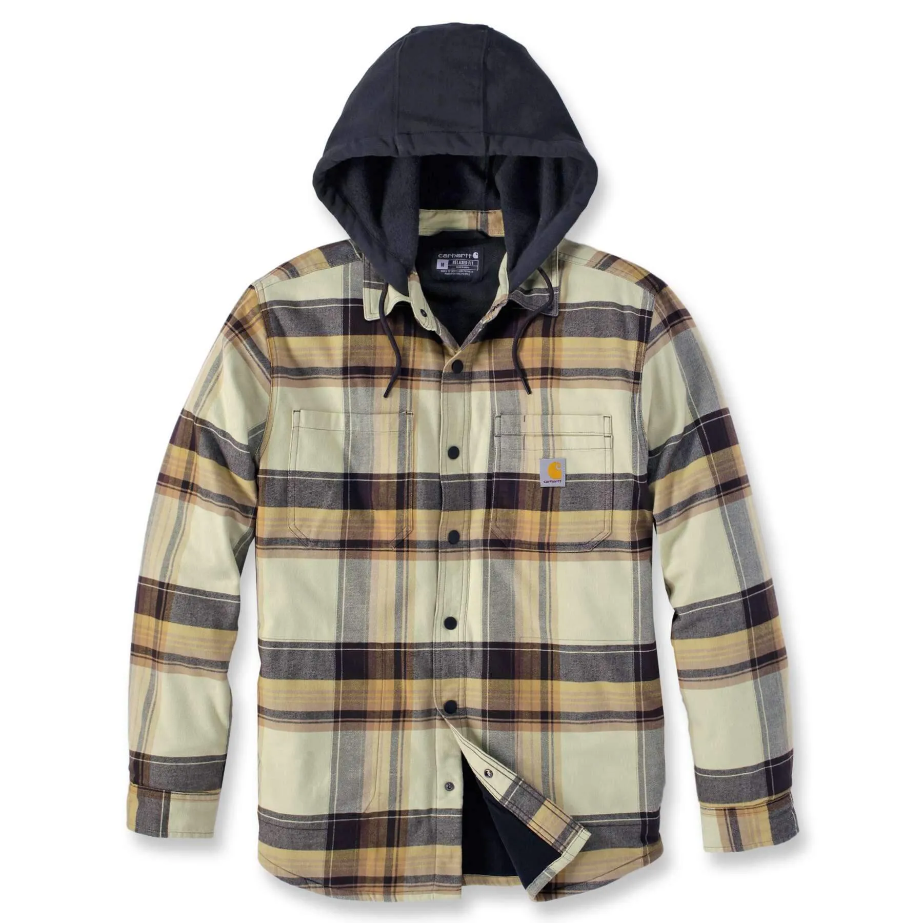 Carhartt Flannel Sherpa-Lined Relaxed Fit Shirt Jacket 105938