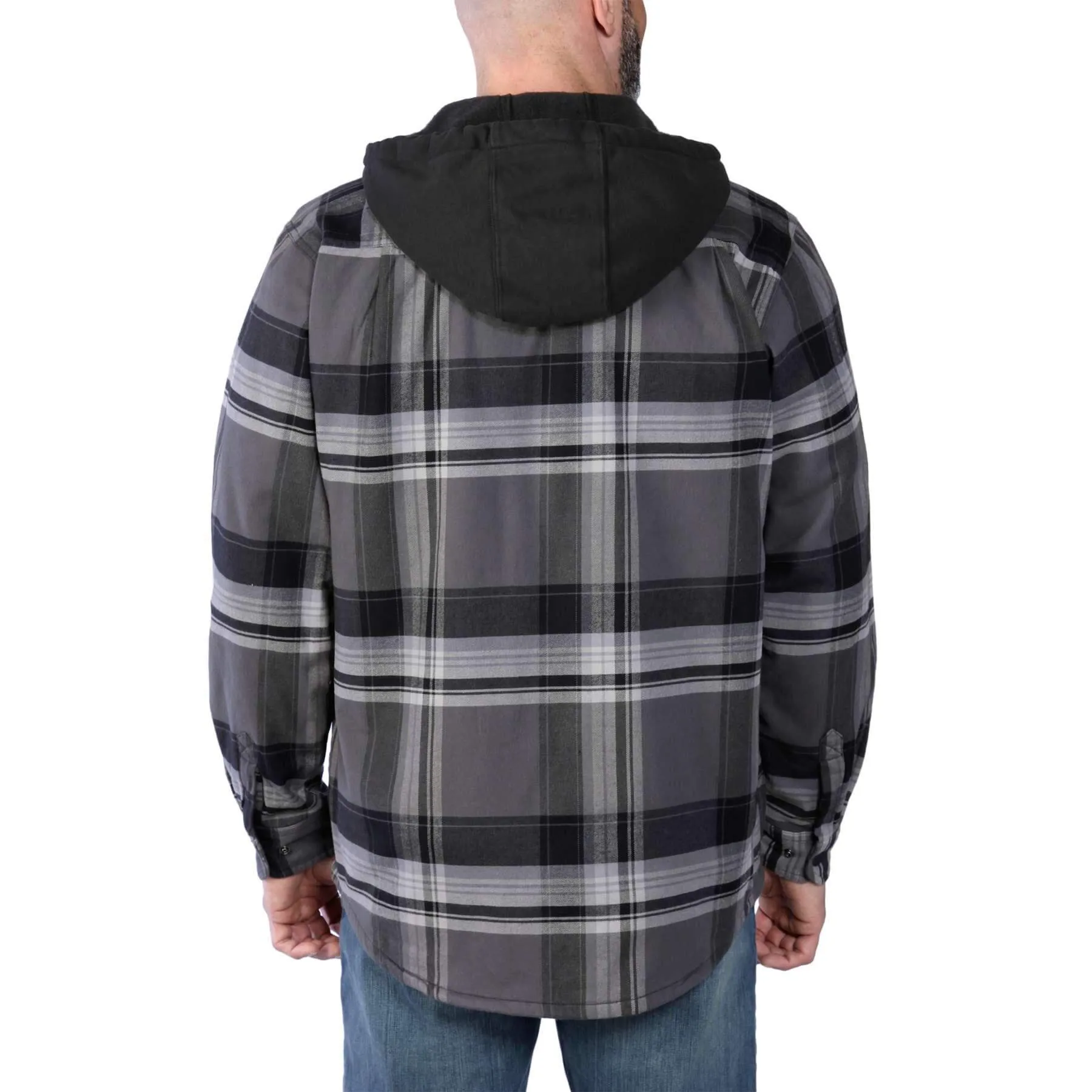 Carhartt Flannel Sherpa-Lined Relaxed Fit Shirt Jacket 105938