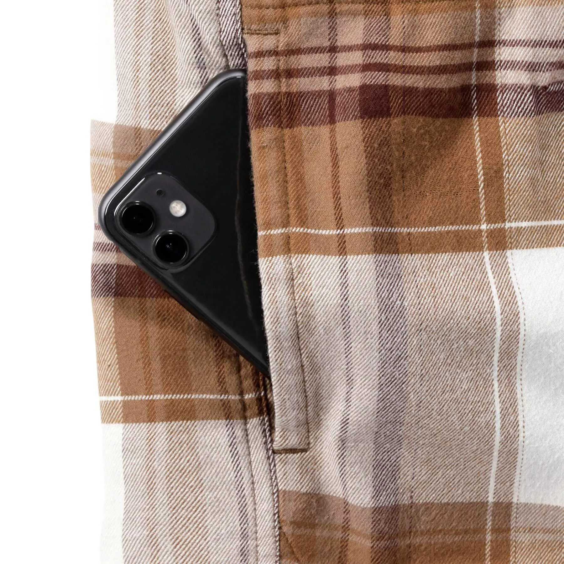 Carhartt Flannel Sherpa-Lined Relaxed Fit Shirt Jacket 105938