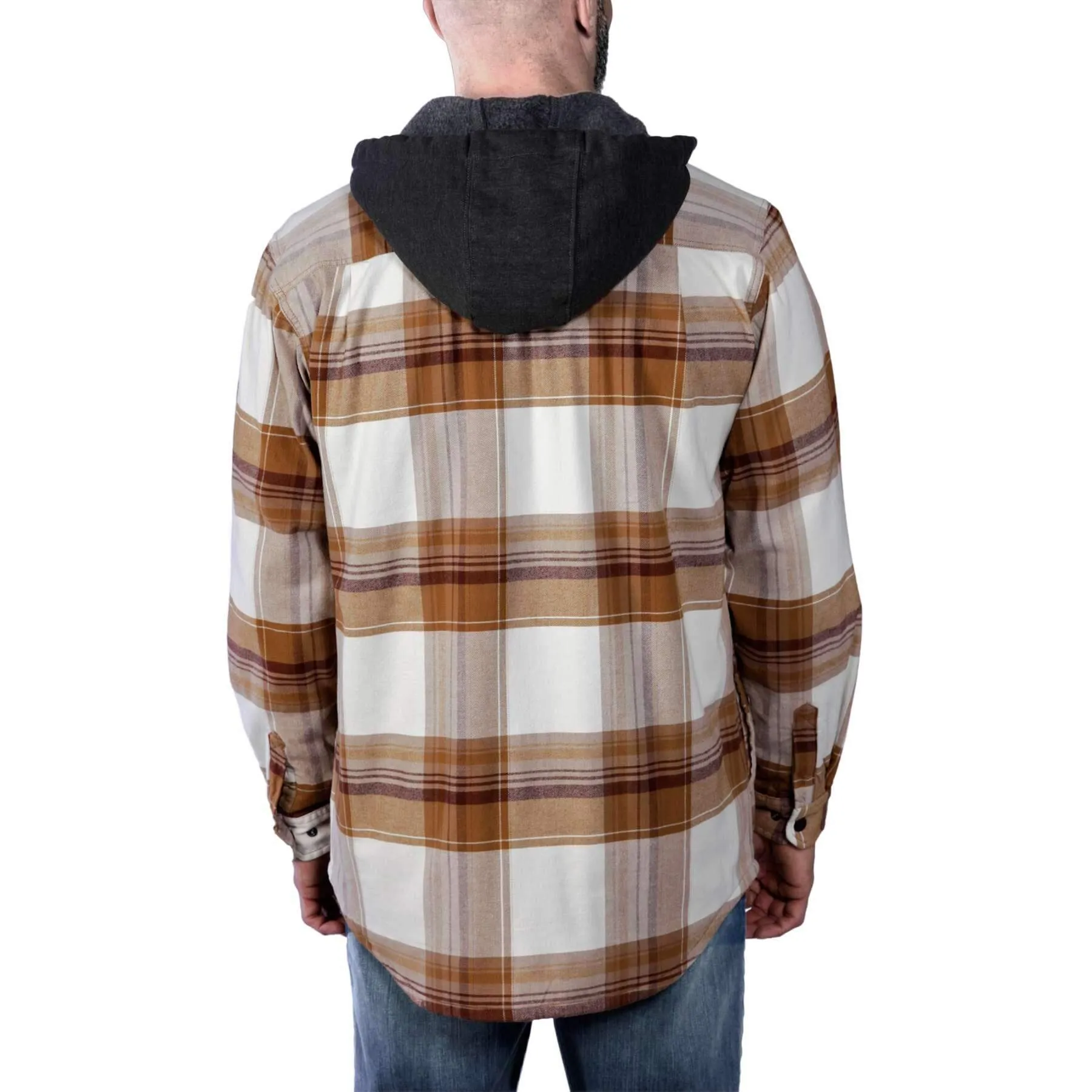 Carhartt Flannel Sherpa-Lined Relaxed Fit Shirt Jacket 105938