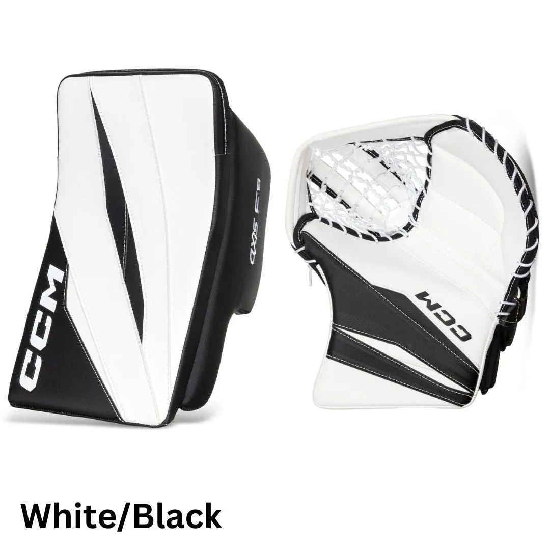 CCM Senior Axis F9 Hockey Goalie Trapper   Blocker