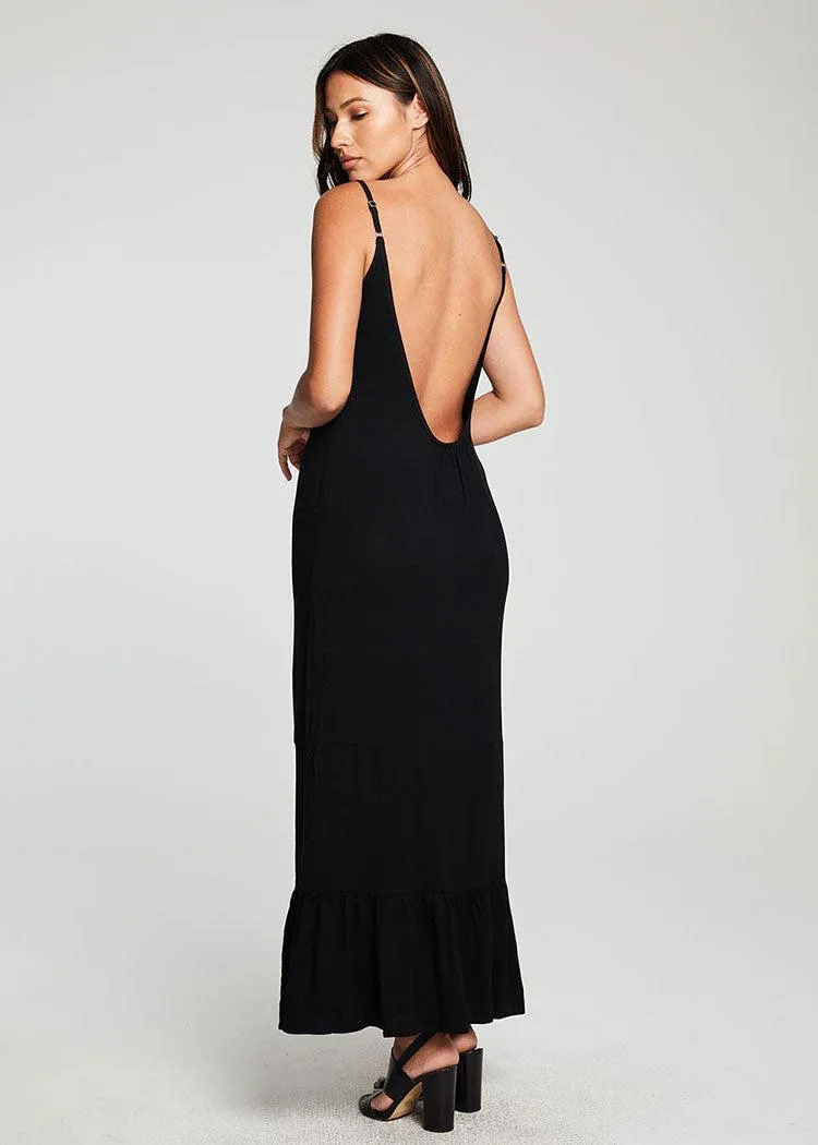 Chaser HEIRLOOM WOVEN TIERED LOW BACK MAXI SUNDRESS ***FINAL SALE***