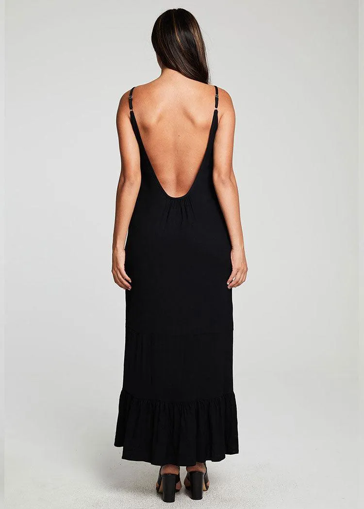 Chaser HEIRLOOM WOVEN TIERED LOW BACK MAXI SUNDRESS ***FINAL SALE***