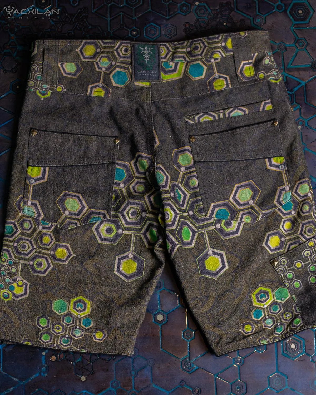 Flying Short Men / Tough Linen Printed - MYCELIUM