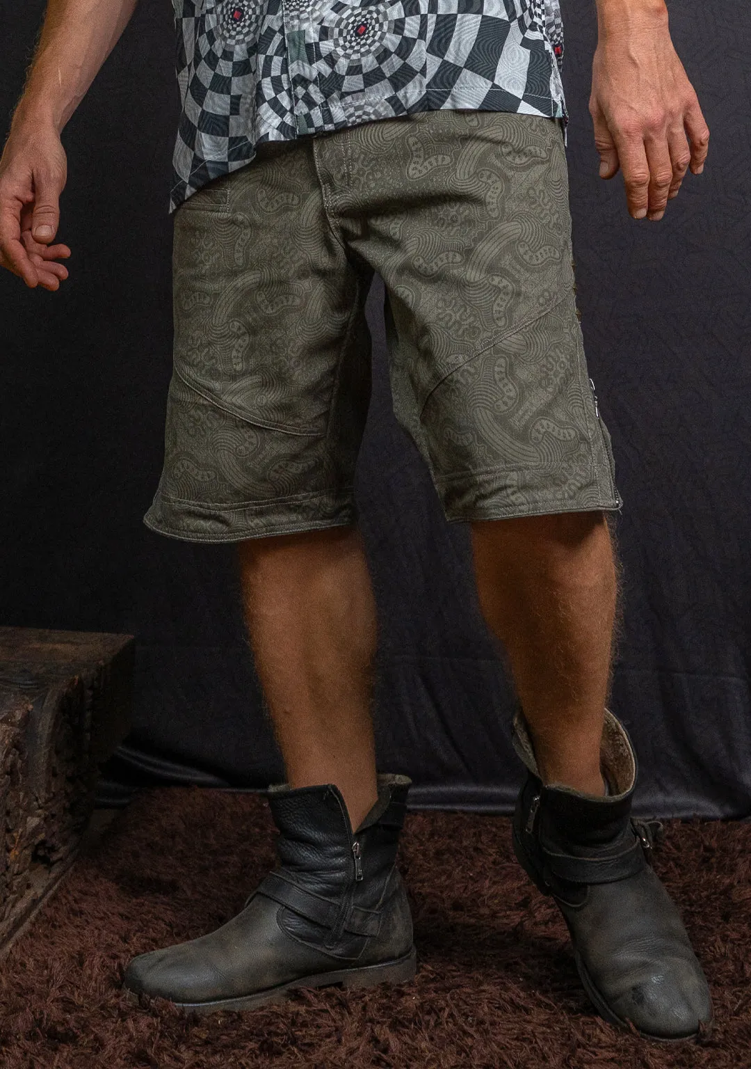Flying Short Men / Twill - Earth MYCELIUM Matzokio