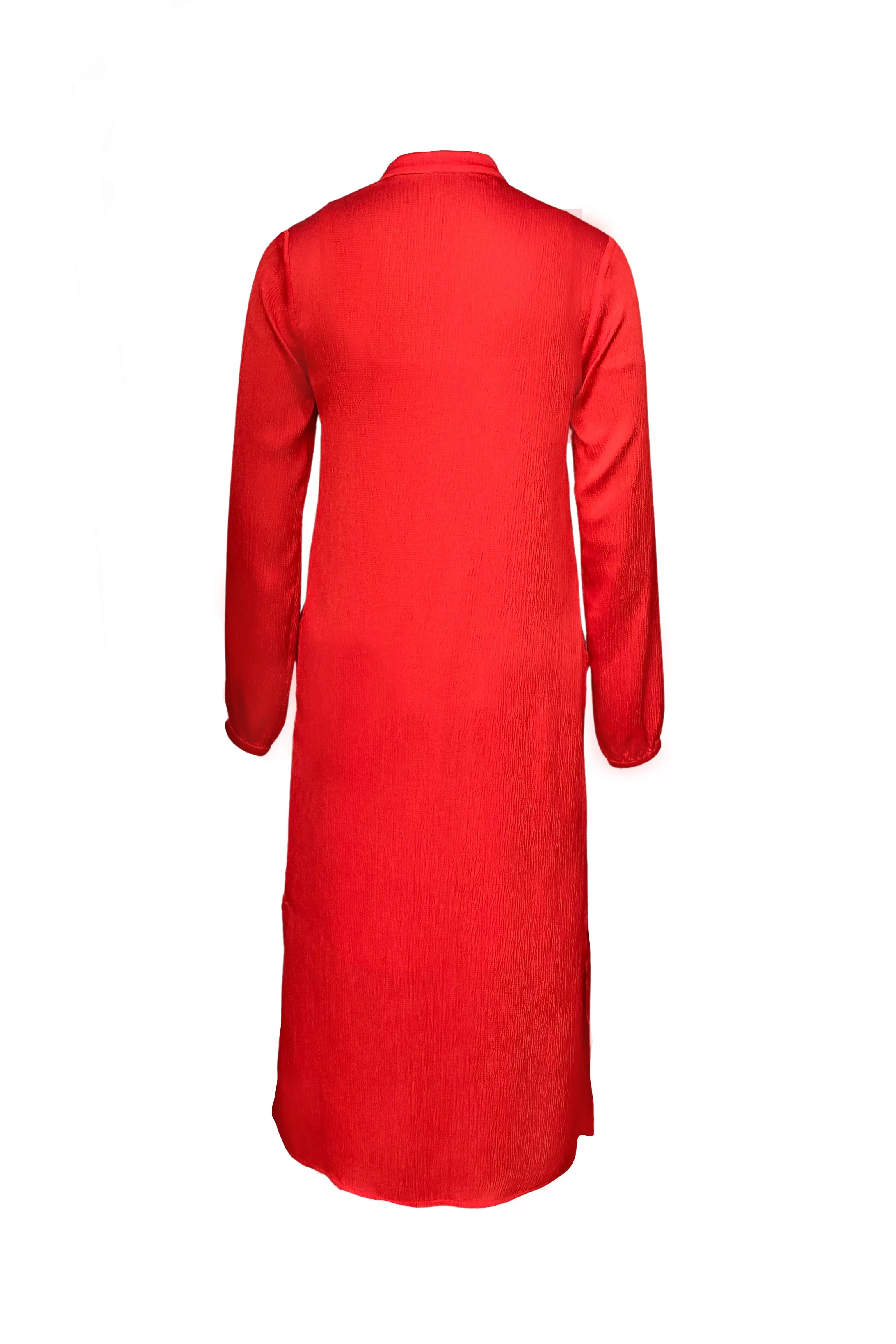 Gota Embroidered Shirt Dress