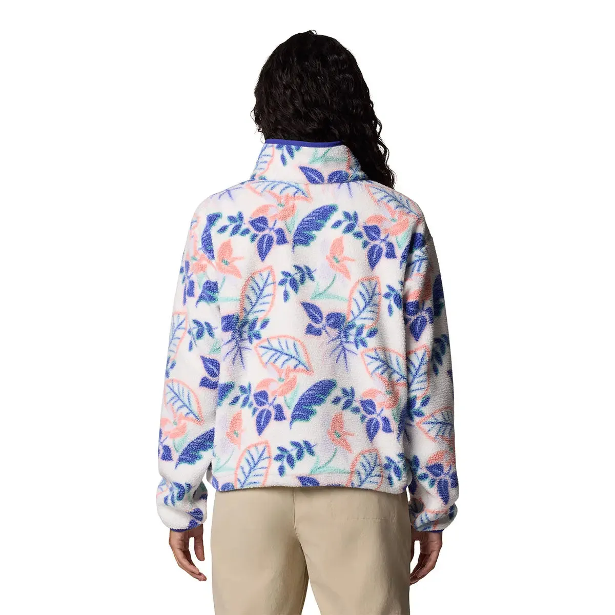 Helvetia™ II Printed Cropped Half Snap - Sea Salt