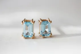 Little Gold Lake Studs (Blue Topaz)