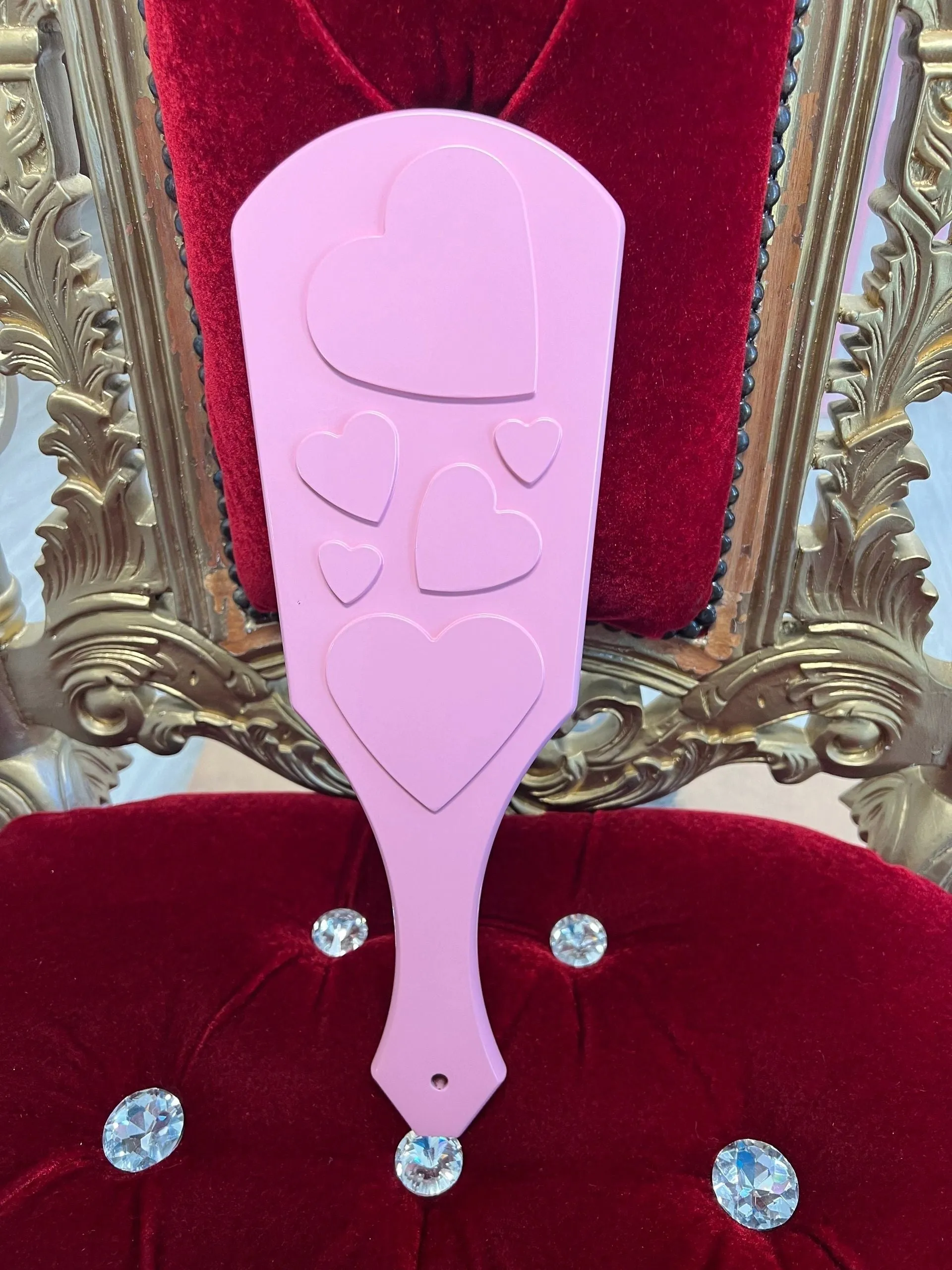 Lola's Heartbreaker Spanking Paddle in Aluminum