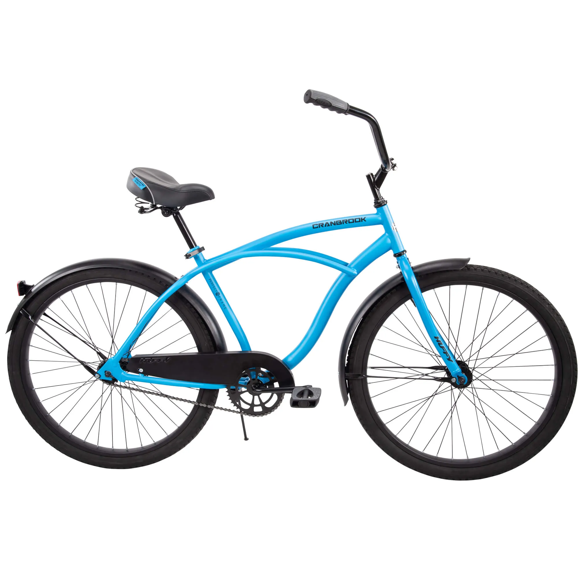 Men's Beach Cruiser Bike 26" Perfect Fit Frame Steel Comfort Ride, Matte Blue