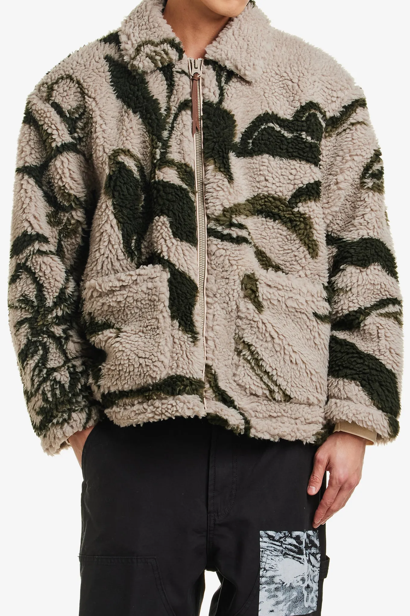 MUSHROOM SHERPA JACKET