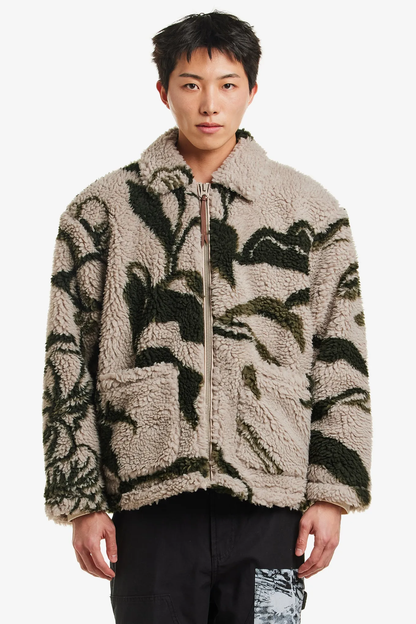 MUSHROOM SHERPA JACKET