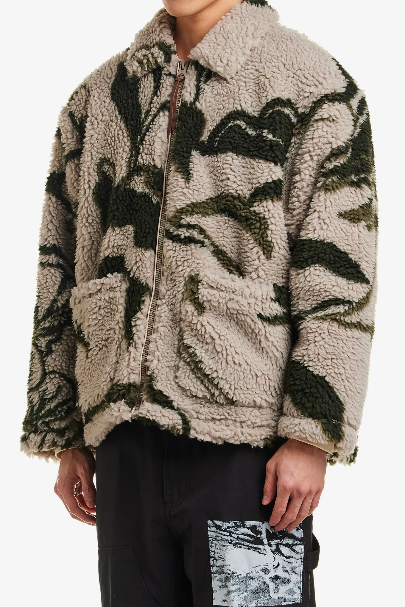 MUSHROOM SHERPA JACKET