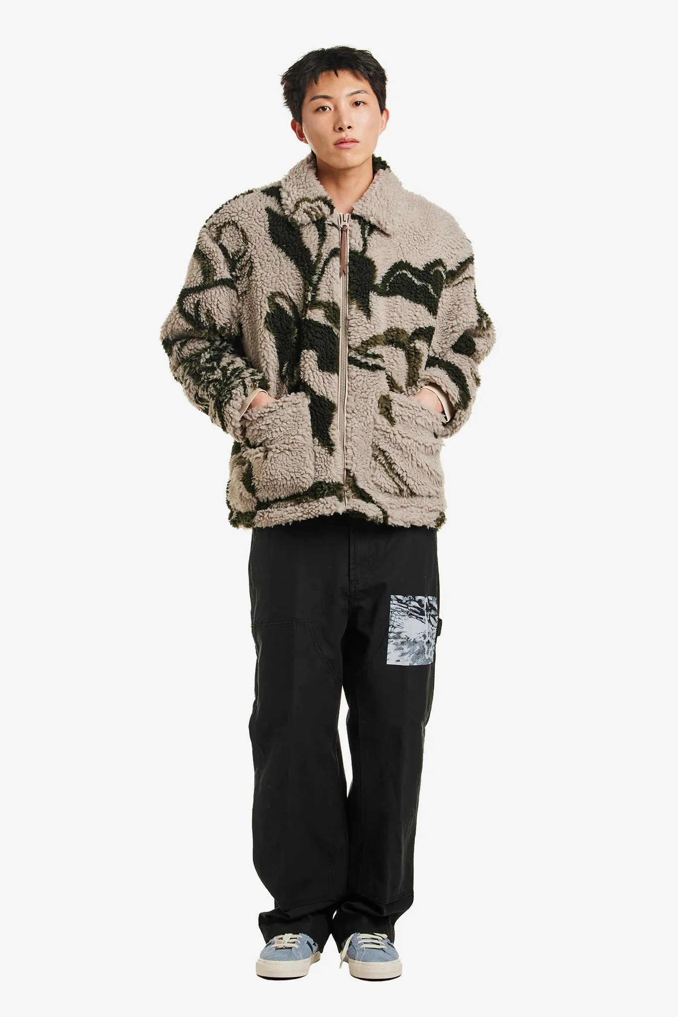 MUSHROOM SHERPA JACKET