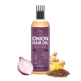 Onion Hair Oil No Mineral Oil & Silicones.
