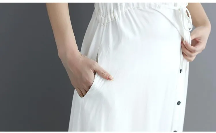 Plus Size Cotton Linen Sundress