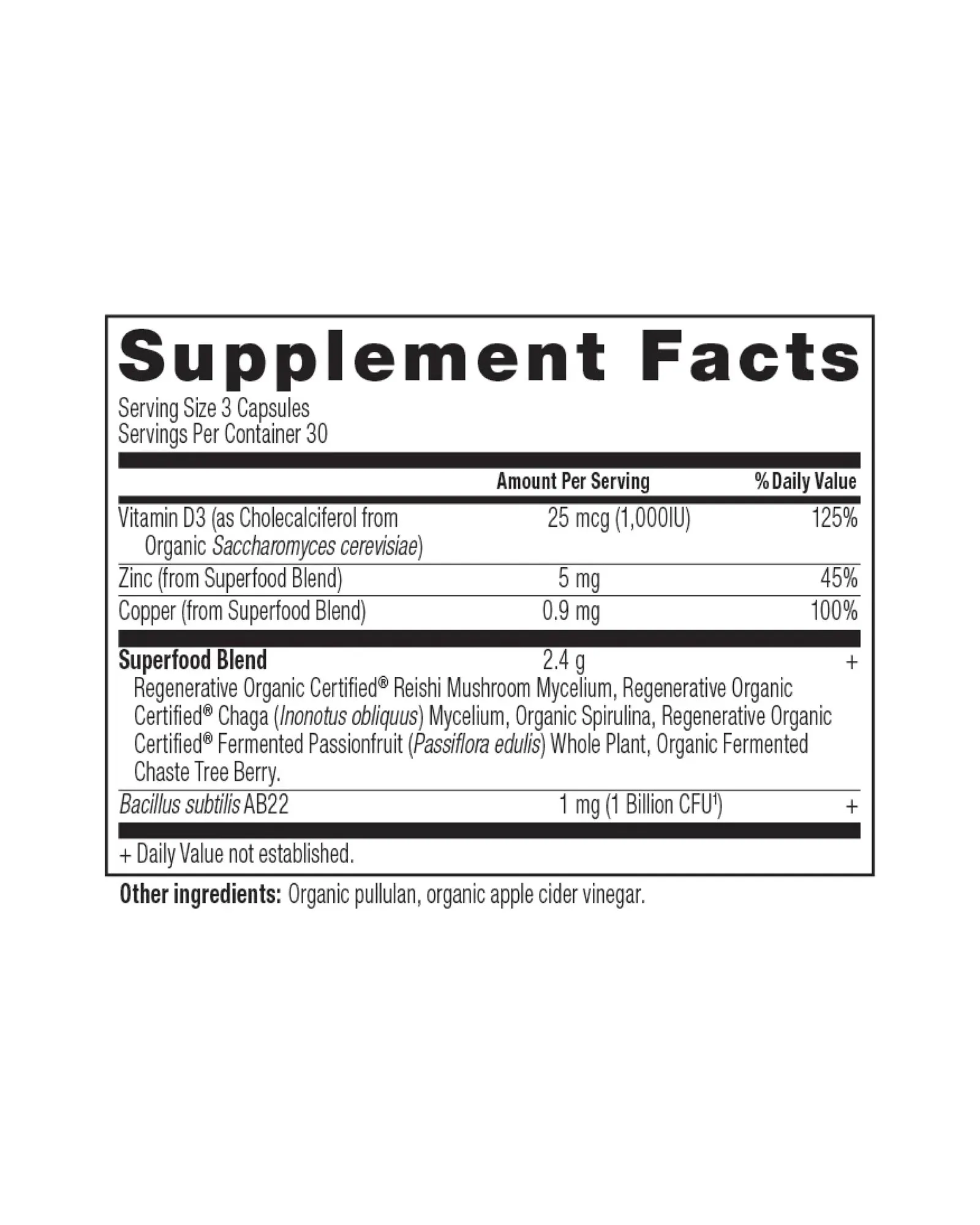 Regenerative Organic Certified™ Women's Hormones Capsules