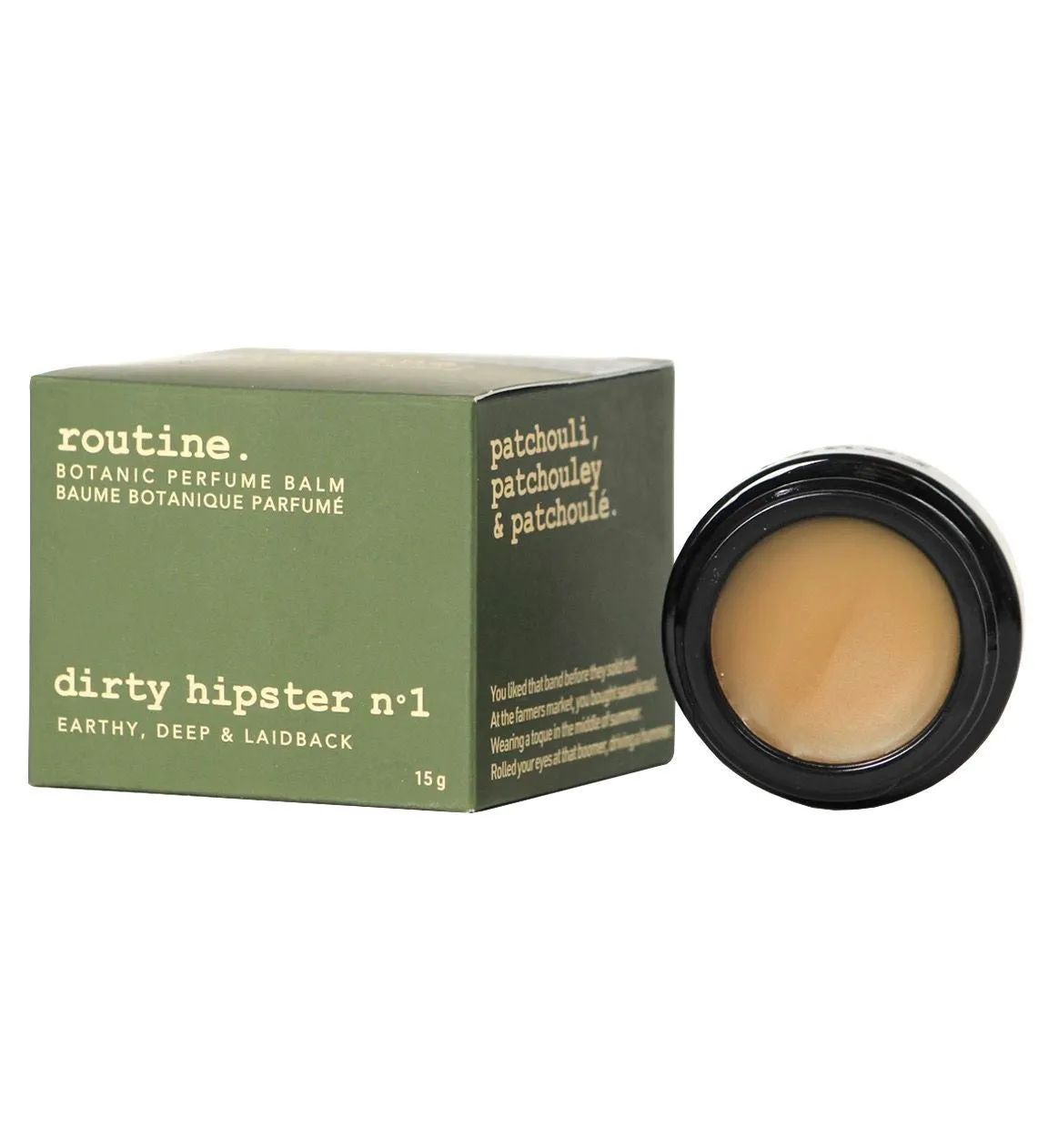 Routine - Natural Solid Perfume Dirty Hipster