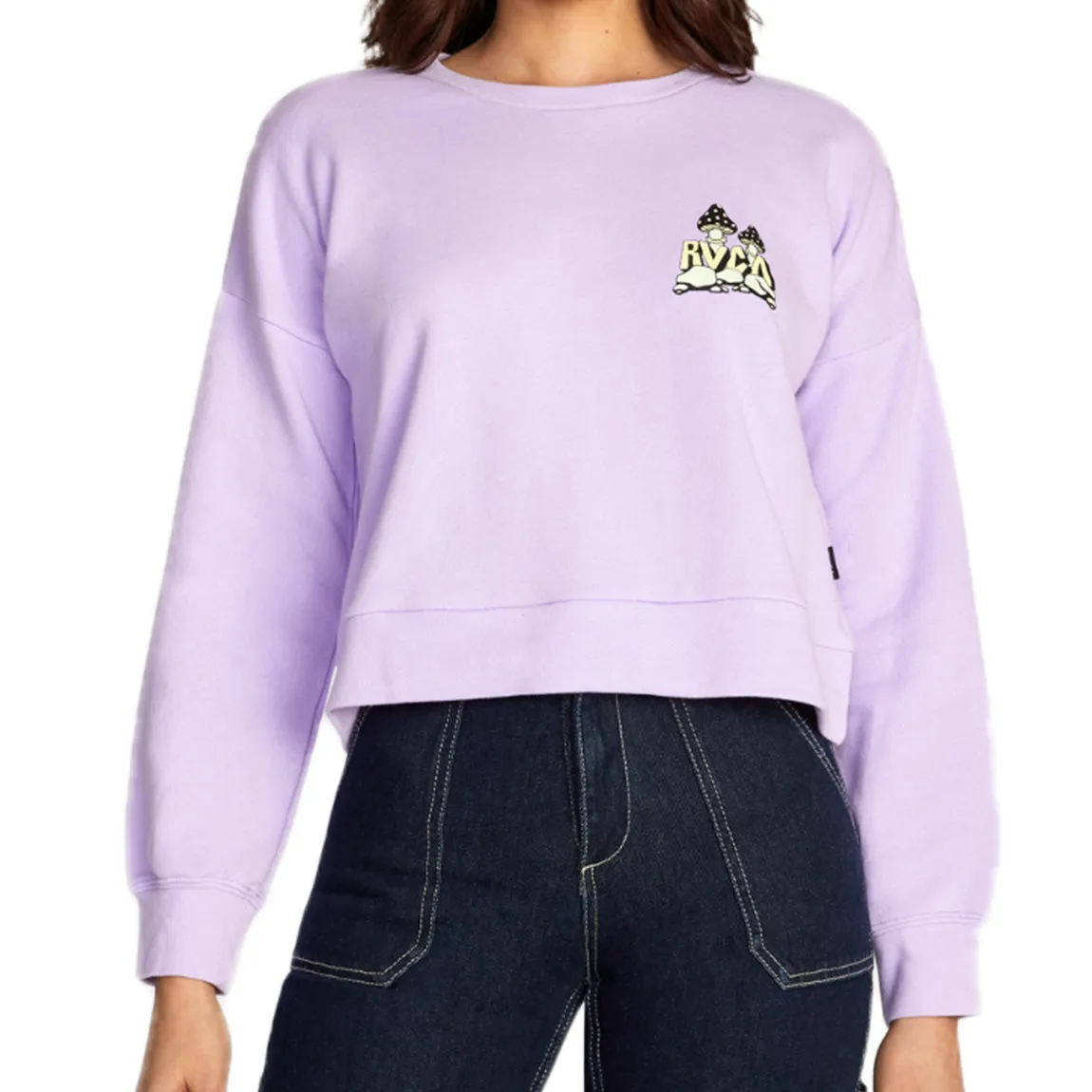RVCA MYCELIUM FLEECE - LAV