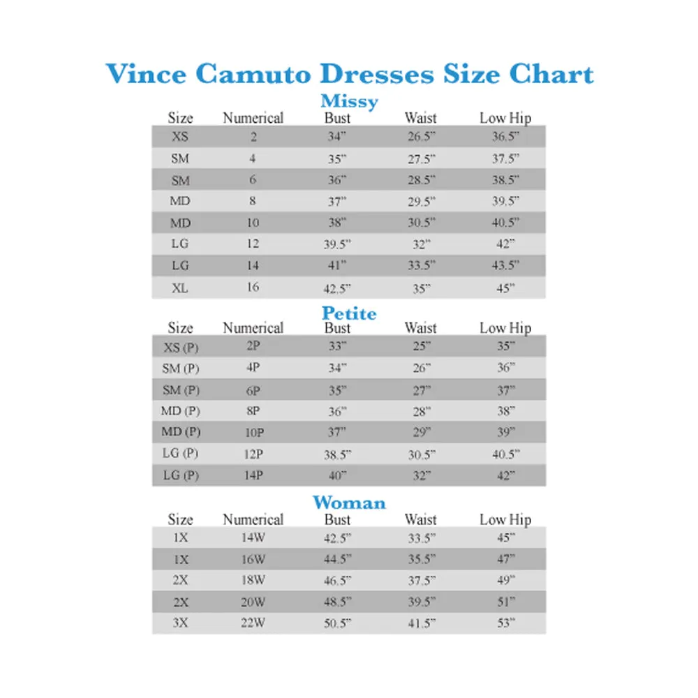 VINCE CAMUTO Floral Print Midi Dress