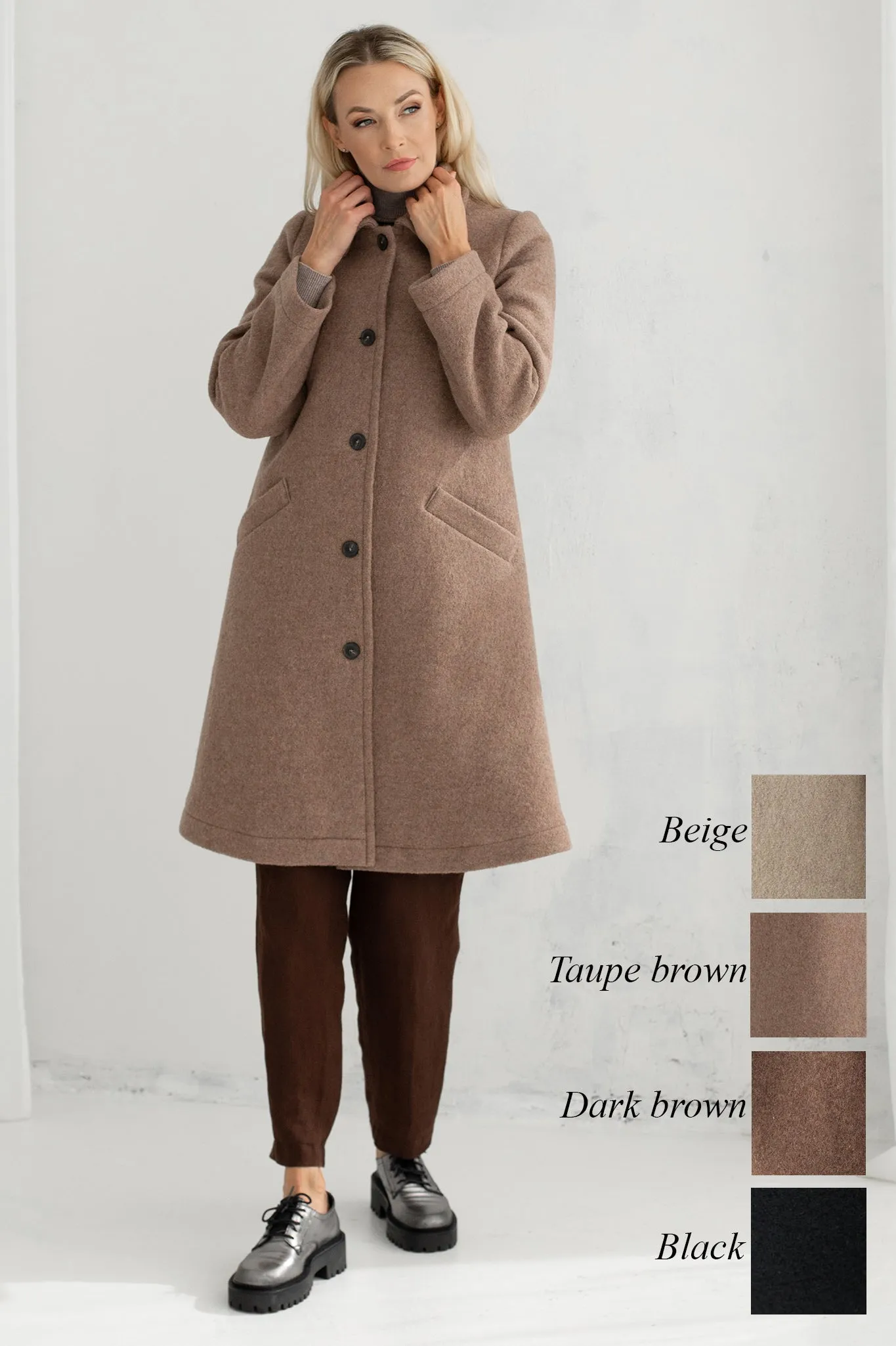 Warm wool coat Ellen